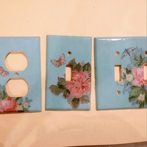 Electrical outlet and light switch plate covers
